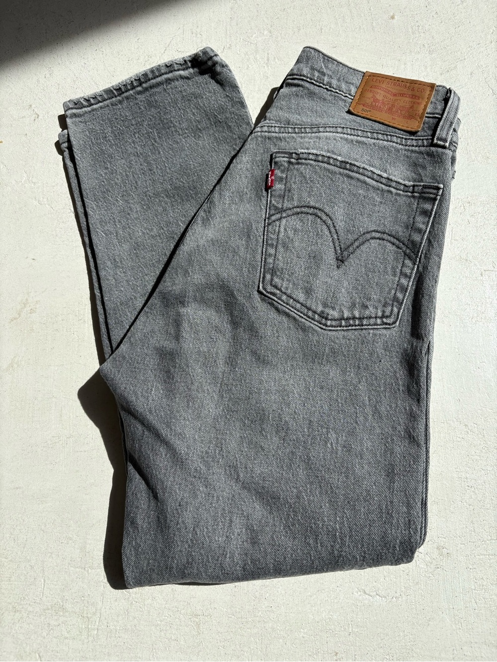 Levi's Slate Gray Straight Jeans